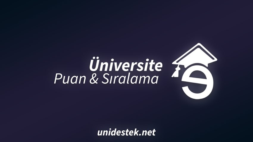 Üniversite Taban Puanları ve Sıralama (2023-2024)